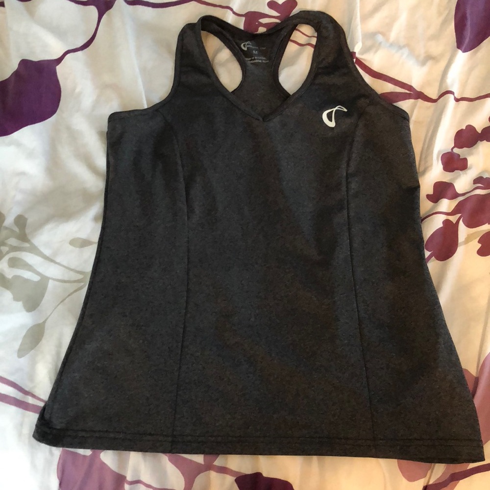 Gray Athletic DNA Razorback Tank